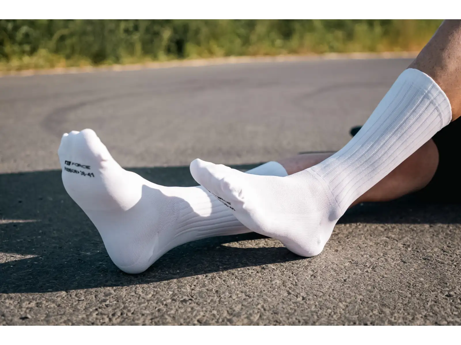 Force Ribbon socks white