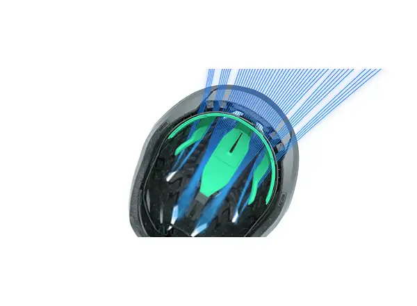 Lazer Vento KinetiCore helmet black/silver
