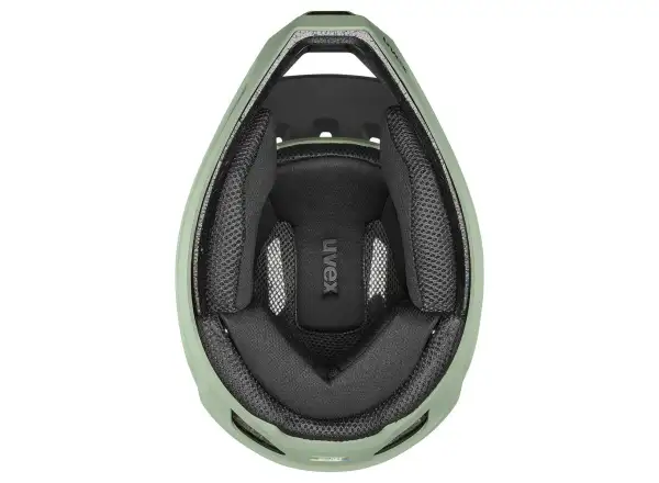 Uvex Ravage full-face helmet Moss Green/Black Matt