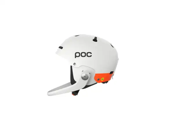 POC Artic SL MIPS ski helmet Hydrogen White/Fluorescent Orange