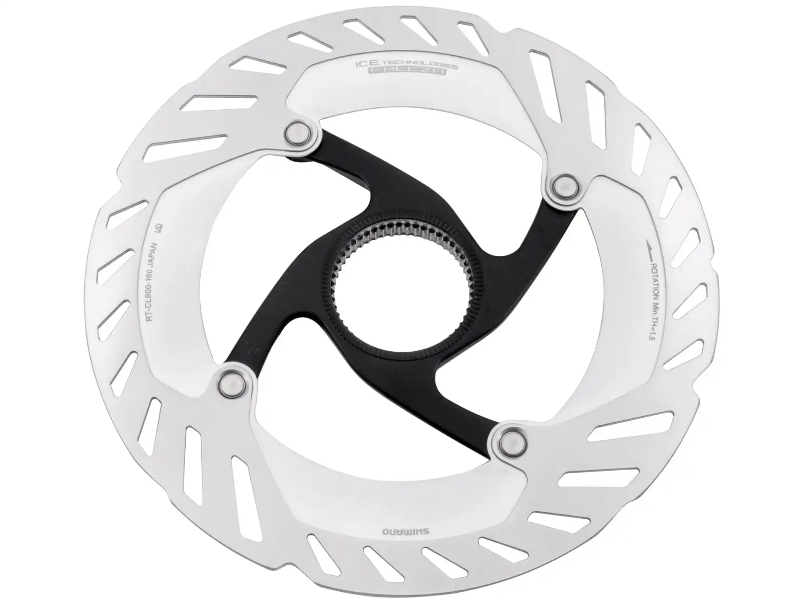 Shimano RT-CL800 brake rotor 203 mm, center lock, Ice Tech, external lock ring