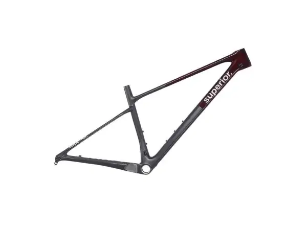 Superior XP Red Carbon/Matte Carbon frame set