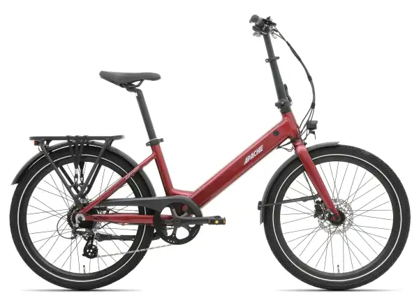 Apache Tanka 24 RX folding e-bike 363 Wh S/M burgundy