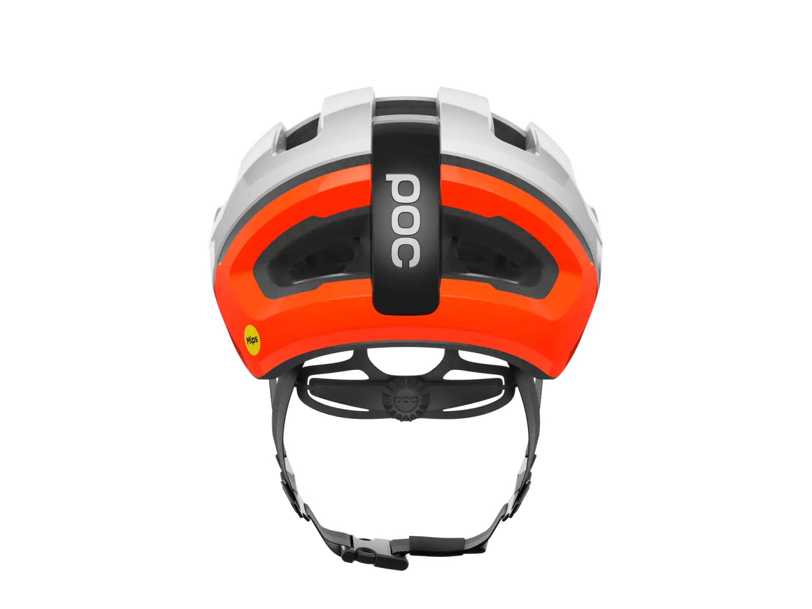 POC Omne Air MIPS road helmet Hydrogen White/Fluorescent Orange