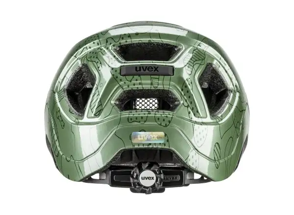 Uvex React JR. helmet Moss Green Altimeter