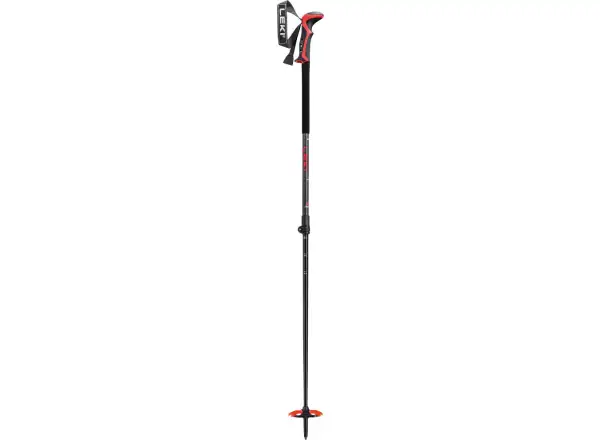 Leki Haute Route 2 ski touring poles Dark anthracite/Dark red/Black