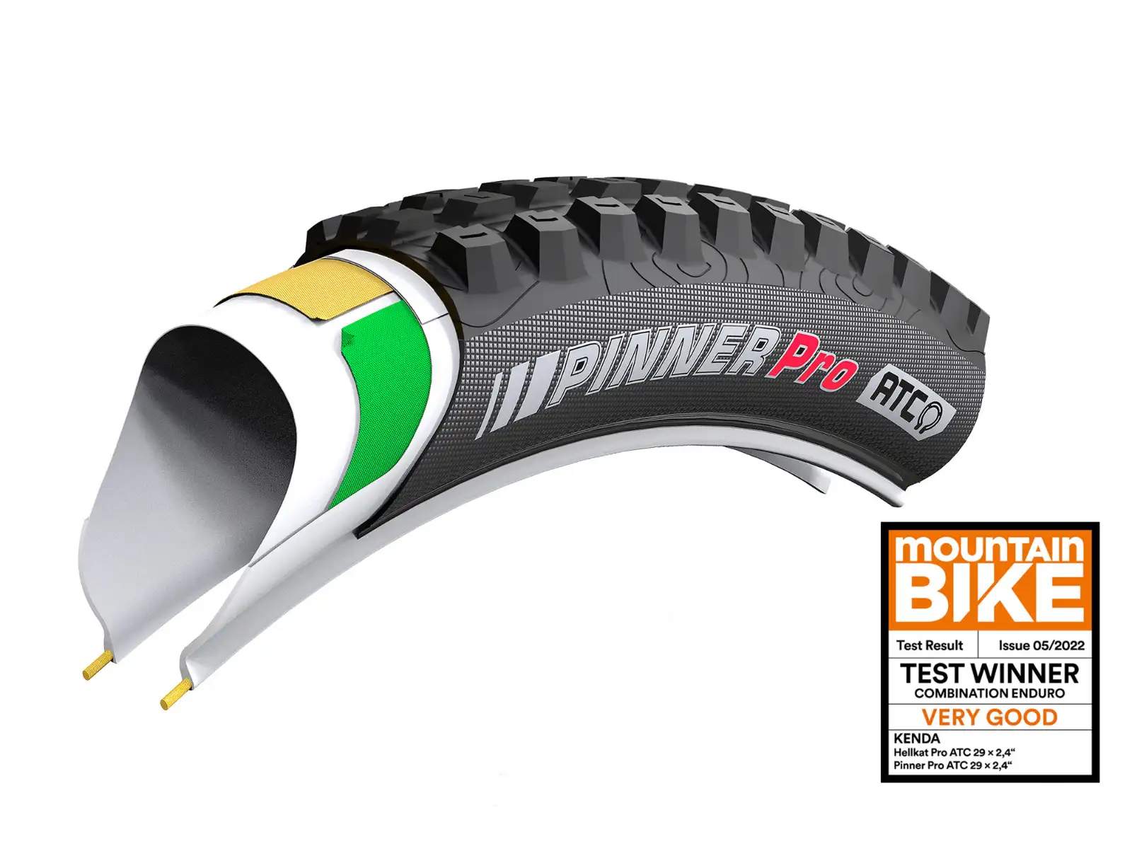Kenda K-Series Pinner Trail 60TPI K-1241 TR 27,5x2,40" MTB tire kevlar