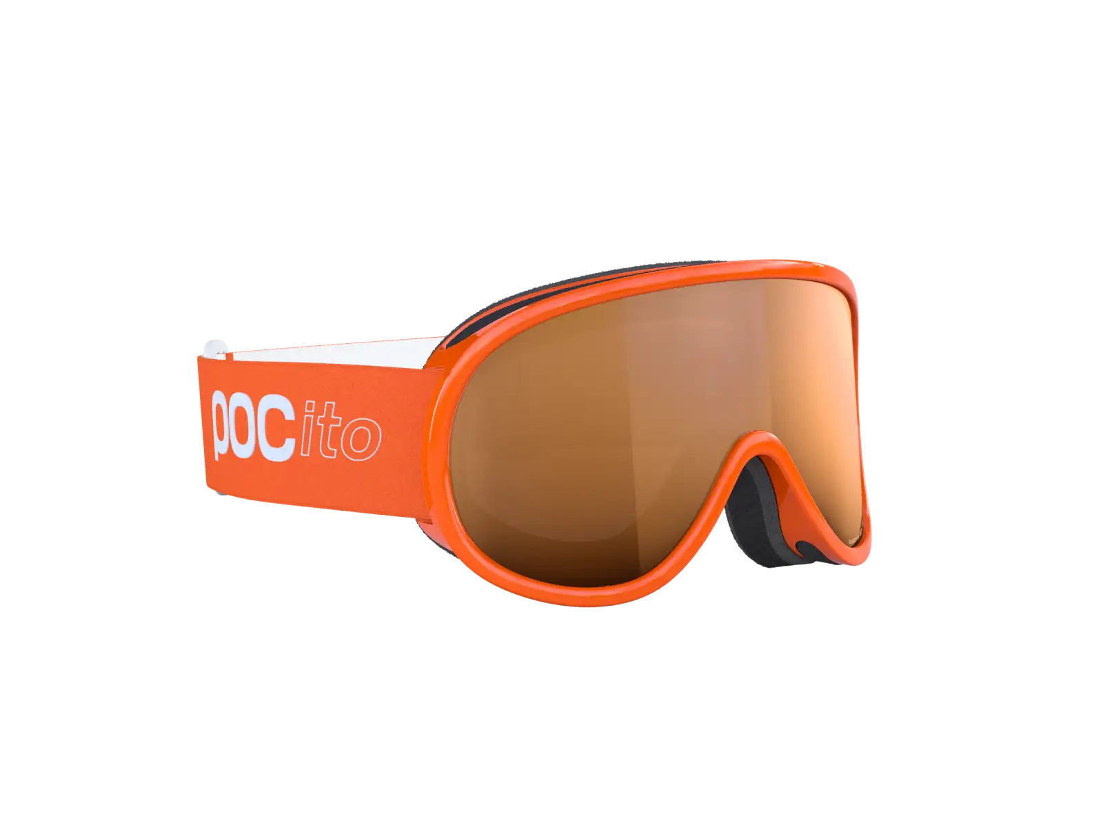 POC POCito Retina children's ski goggles Fluorescent Orange/Partly Sunny Light Orange