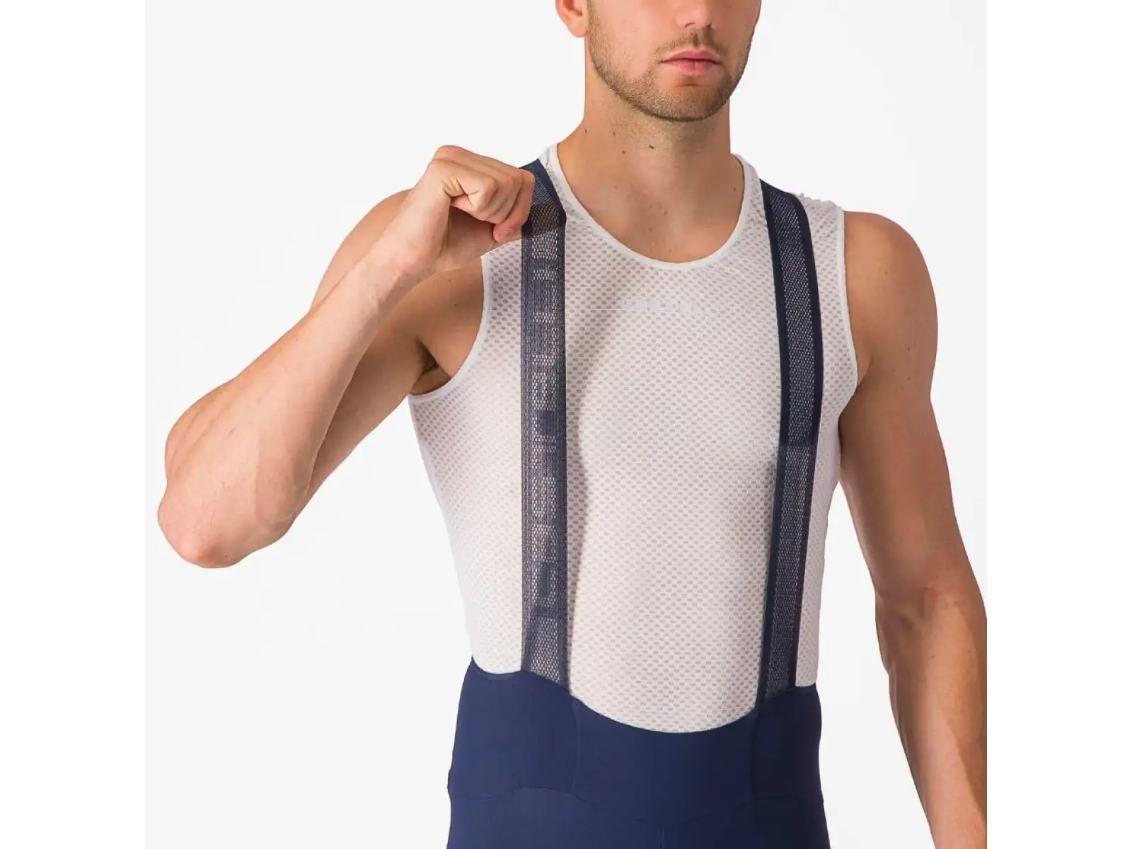 Castelli Espresso 3 men's shorts with insert and straps Belgian Blue