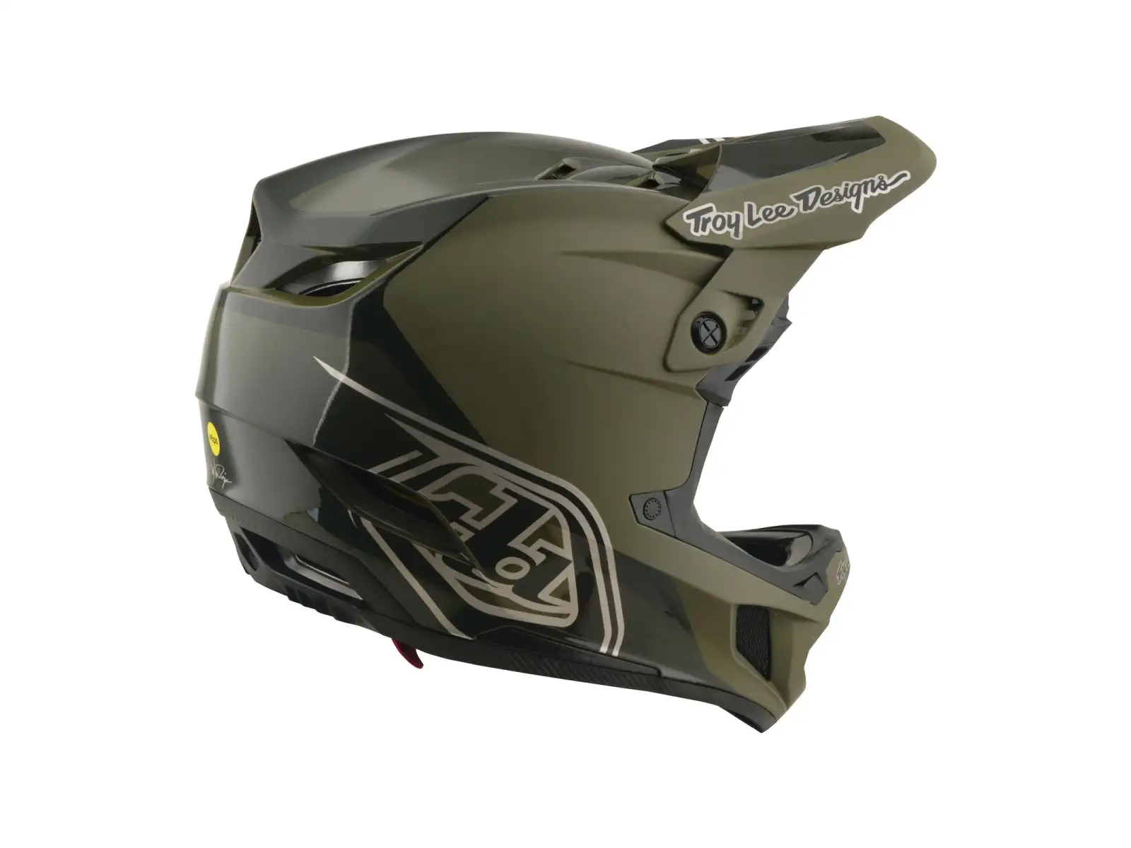 Troy Lee Designs D4 Polyacryte Mips helmet Shadow Beetle