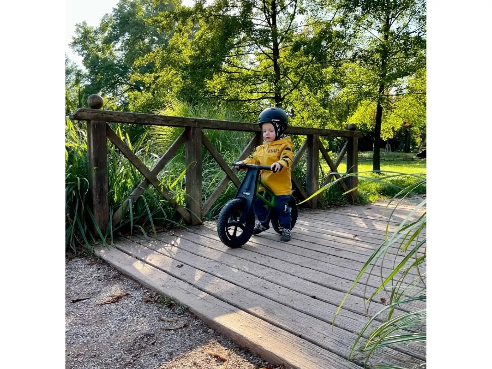 First Bike FAT children's balance bike Green