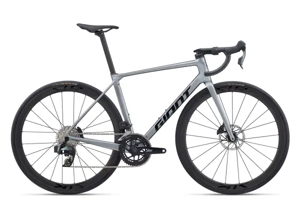 Giant TCR Advanced Pro 1 AXS road bike Tech Silver
