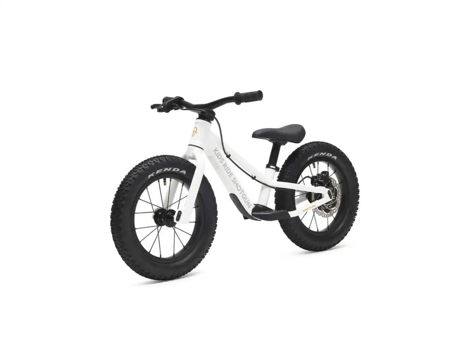 Kids Ride Shotgun kids balance bike Dirt Hero 14" with brake 2026 white