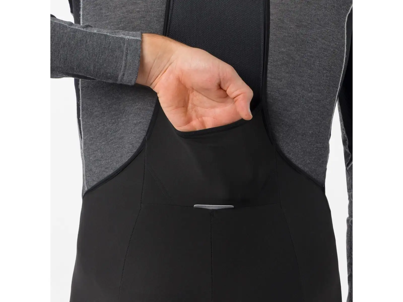 Castelli Sorpasso Pro men's bib pants with pad Black