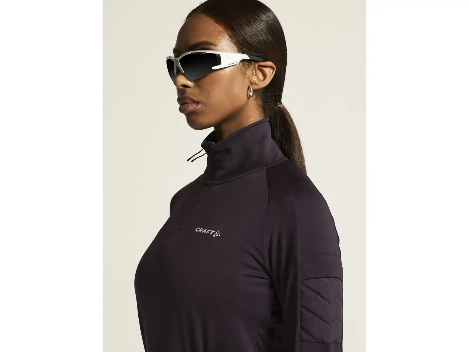 Craft ADV SubZ women's running shirt long sleeve purple