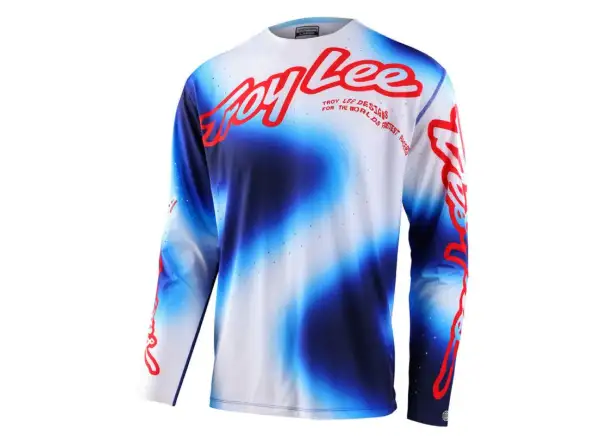 Troy Lee Designs Sprint Ultra men's jersey long sleeve Lucid White/Blue
