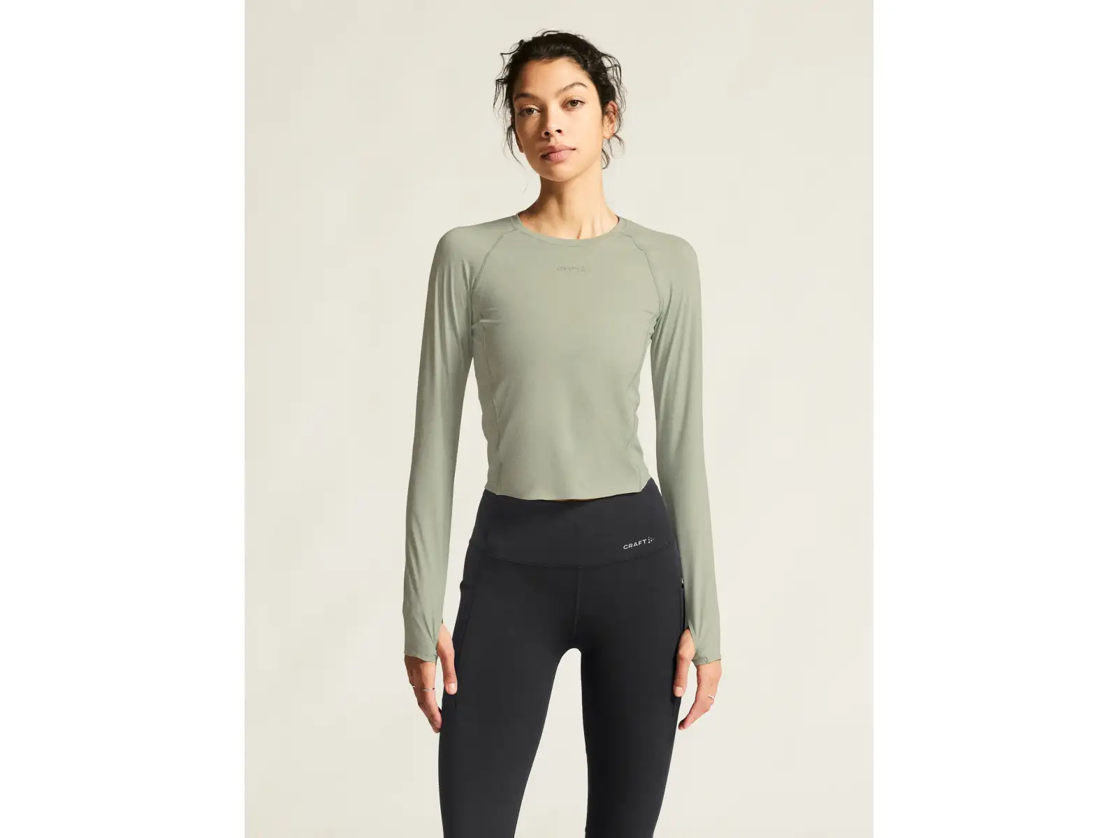 Craft Hypervent Tight women's long sleeve shirt grey