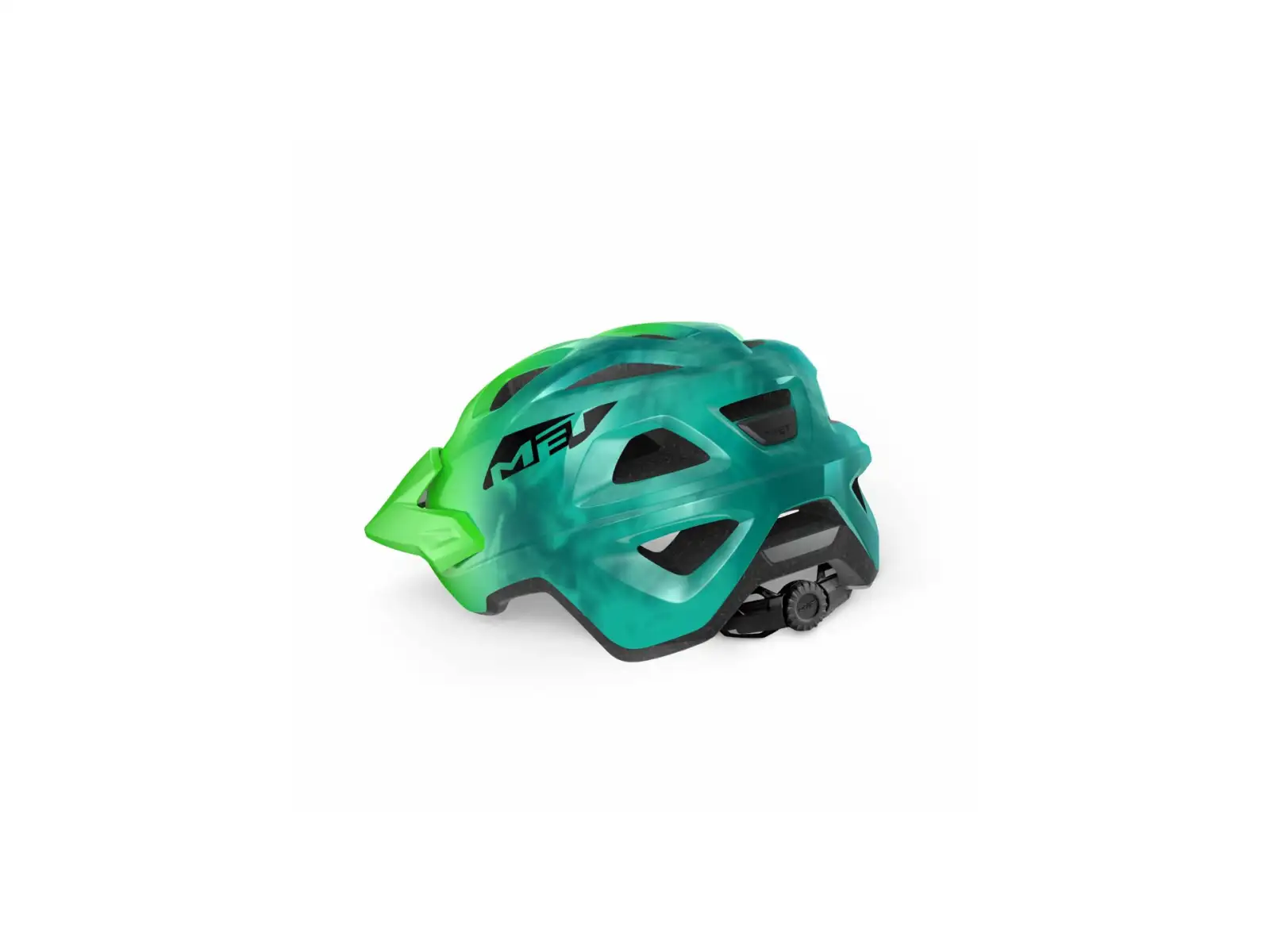 MET Eldar junior helmet green tie-dye vel. Uni (52-57 cm)