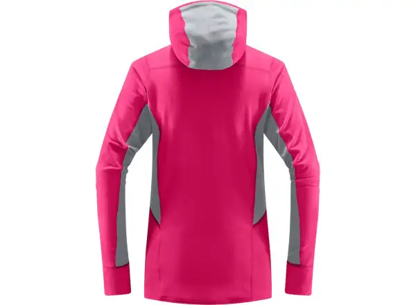 Haglöfs L.I.M. Mid Comp Hood women's sweatshirt pink