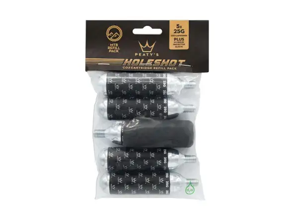 Peatys Holeshot CO2 canister set 5pcs 25 g