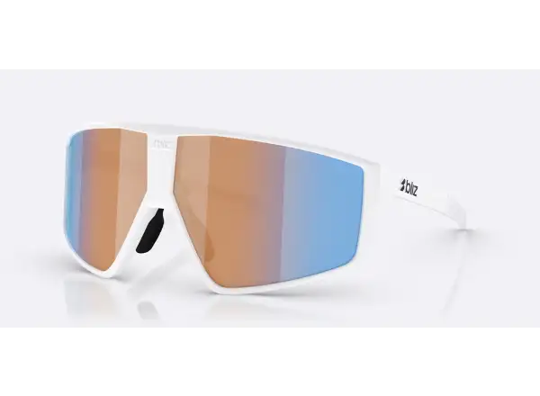 Bliz P002 sunglasses Matte White/Nano Optics Nordic Light Coral/Orange Blue Mult