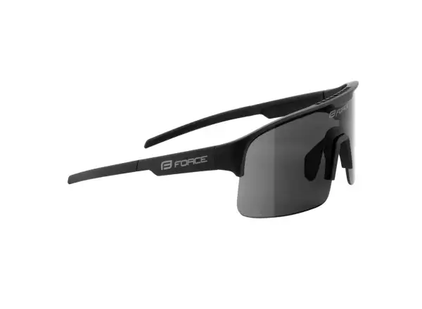 Force Spire cycling glasses black/black mirrored lens