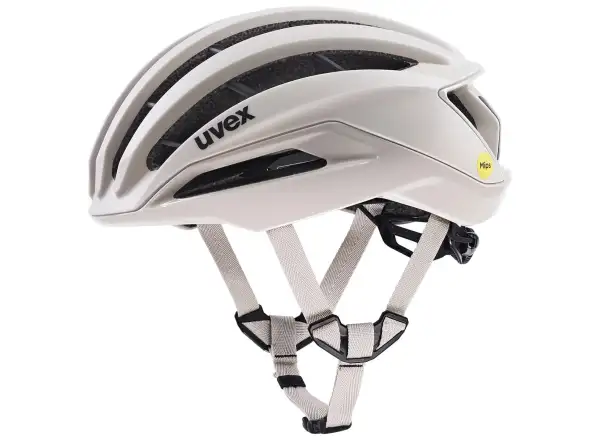 Uvex Surge Areo MIPS road helmet Warm Grey Matt