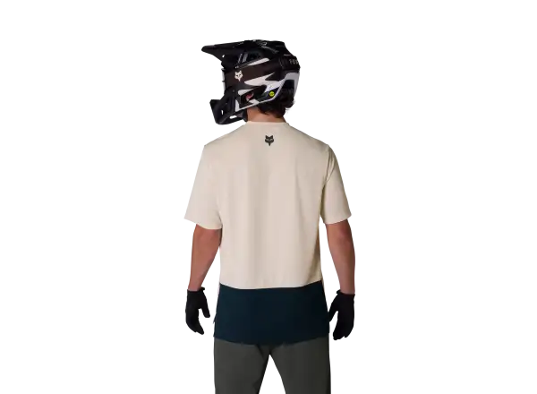Fox Ranger men's short sleeve jersey Wordmark Chalk