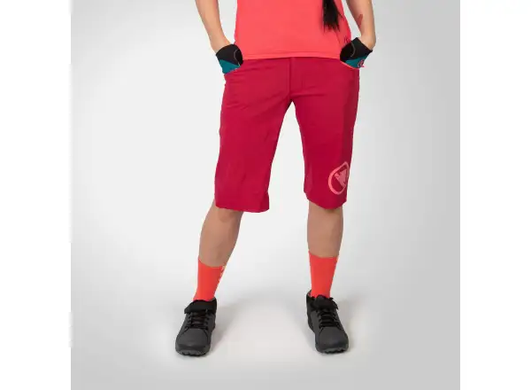 Endura SingleTrack Lite (Short Fit) women's shorts Berry