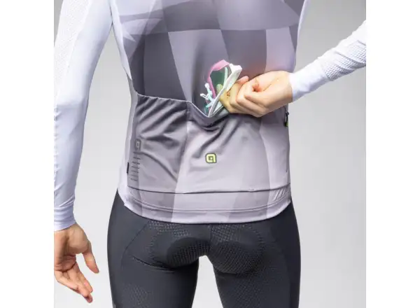 Alé R-EV1 Quick men's long sleeve jersey White