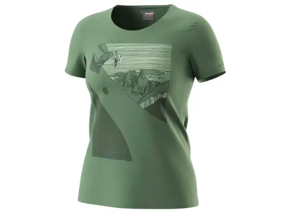 Dynafit X Simon Charriere women's T-shirt Sage/Chamonix
