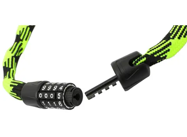 Max1 Twist chain combination lock 3,2x1200 mm green/black