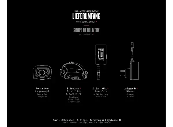 Lupine Penta Pro headlamp 5700 K