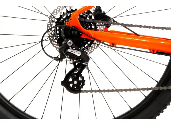 Rock Machine Blizz 10-29 gloss neon orange/dark red/black mountain bike