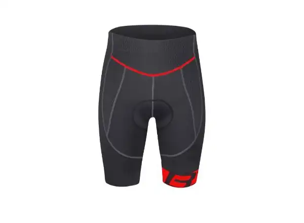 Force B30 men's shorts with insert black/red