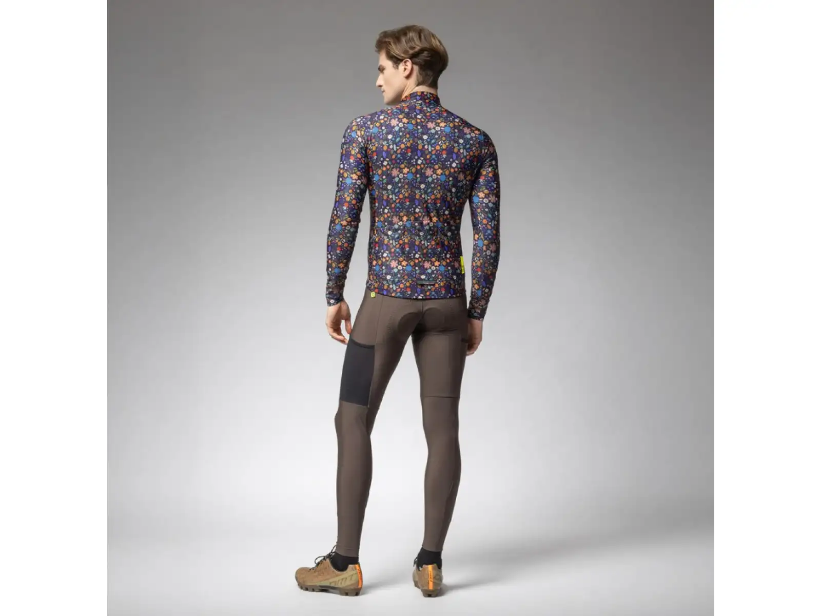 Alé Pragma men's insulated jersey long sleeve Flowery