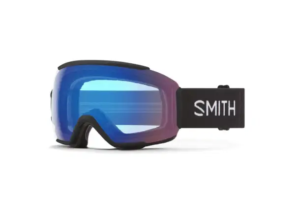 Smith Sequence OTG ski goggles Black / ChromaPop Storm Rose Flash