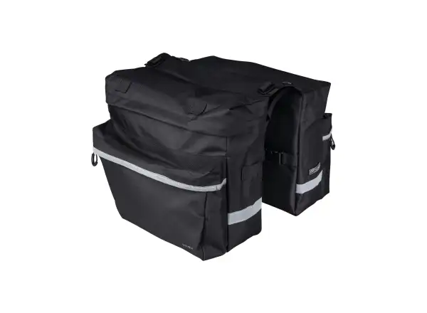 Force Double pannier for rear rack 2x10 l black