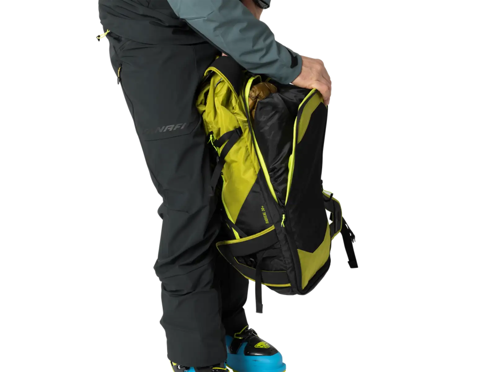 Dynafit Radical 30+ ski mountaineering backpack 30 l Golden Lime/Black Out