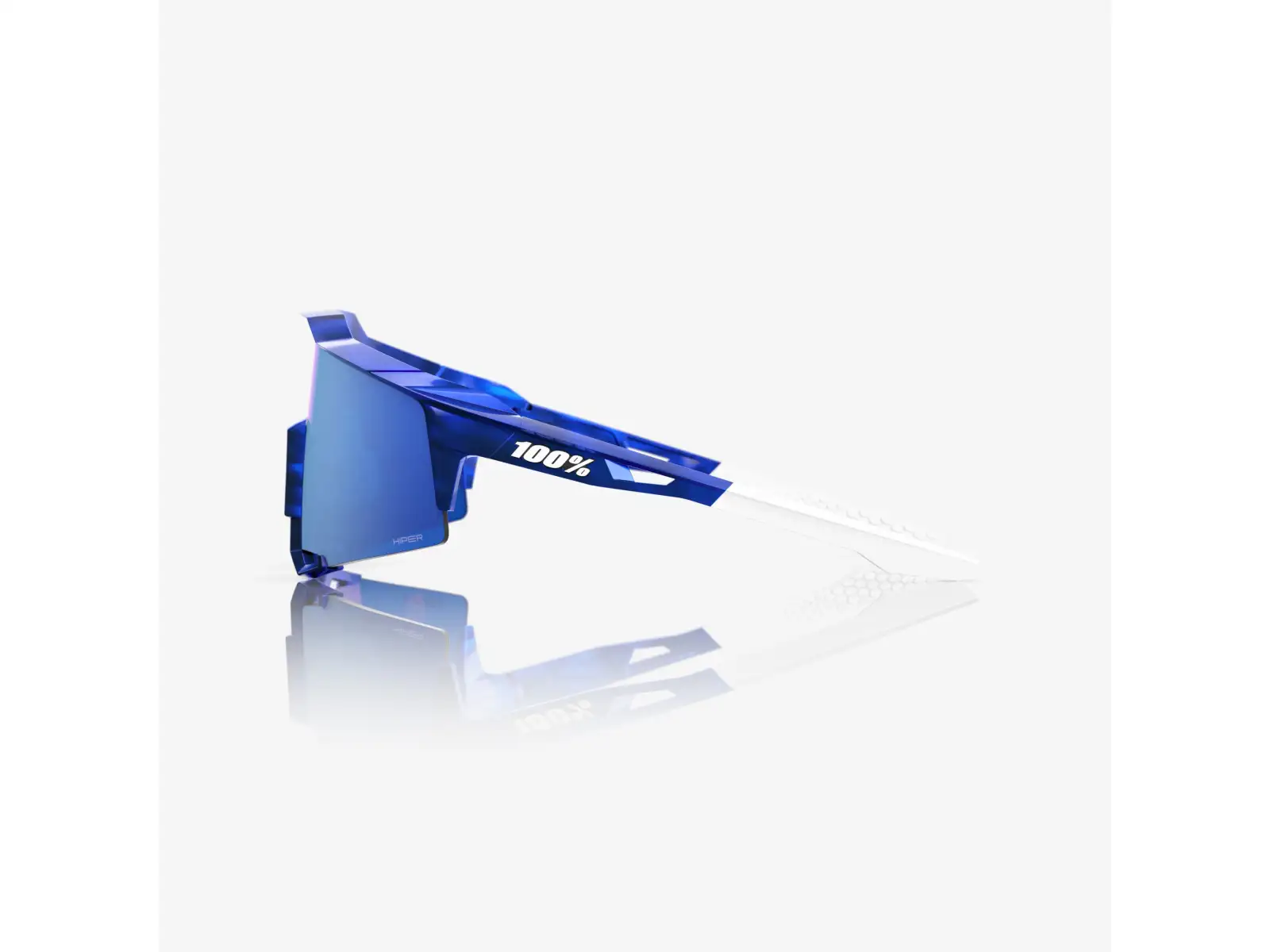 100% Speecraft glasses RBH Gloss Blue Holographic/HiPER Royal Blue Mirror Lens