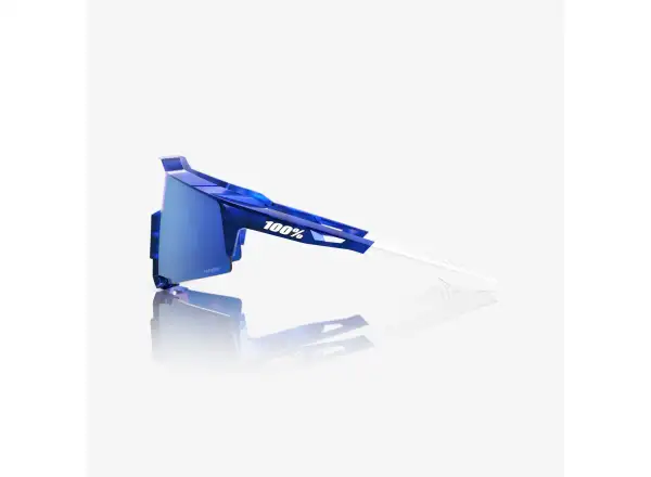 100% Speecraft glasses RBH Gloss Blue Holographic/HiPER Royal Blue Mirror Lens