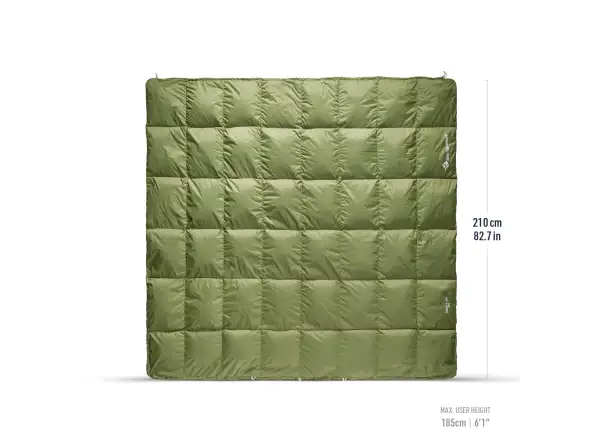 Sea To Summit Tanami down blanket 7C Queen Cypress