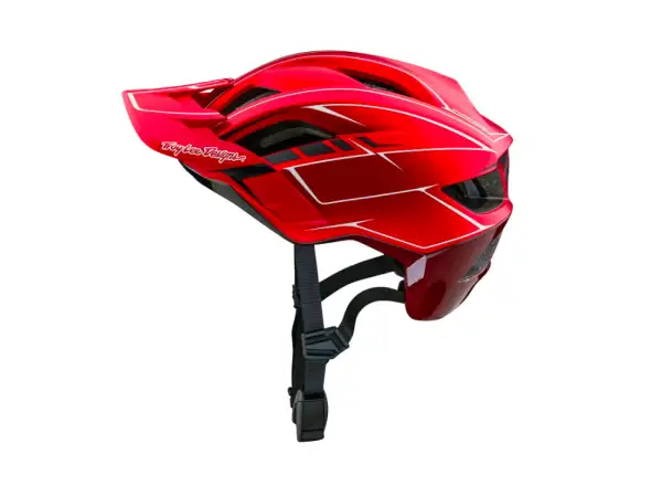 Troy Lee Designs Flowline SE Mips helmet Pinstripe Red