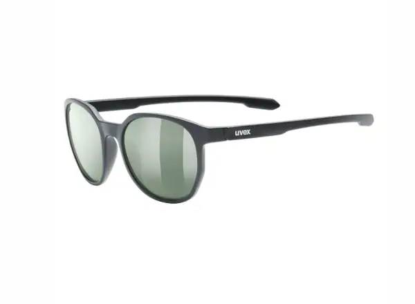 Uvex LGL 54 sunglasses Black matt/Green