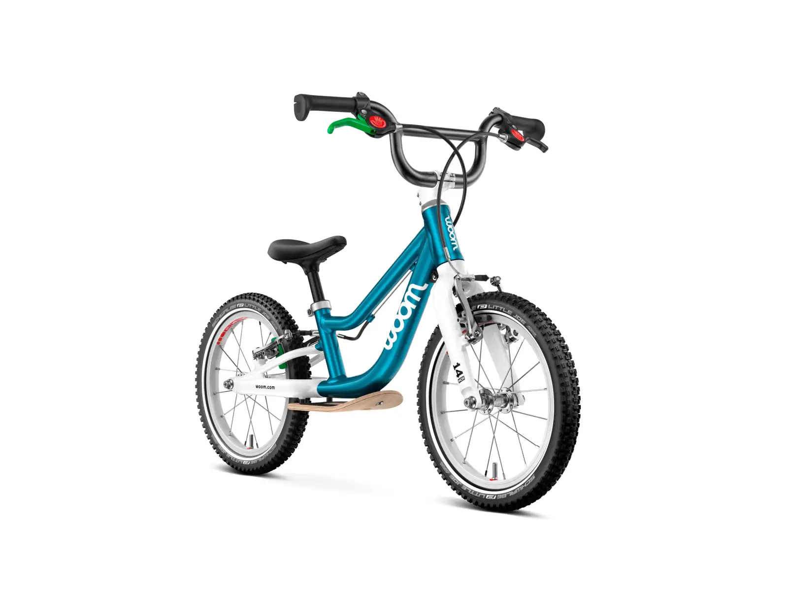Woom GO 1 Plus children's balance bike 14" Metallic Blue