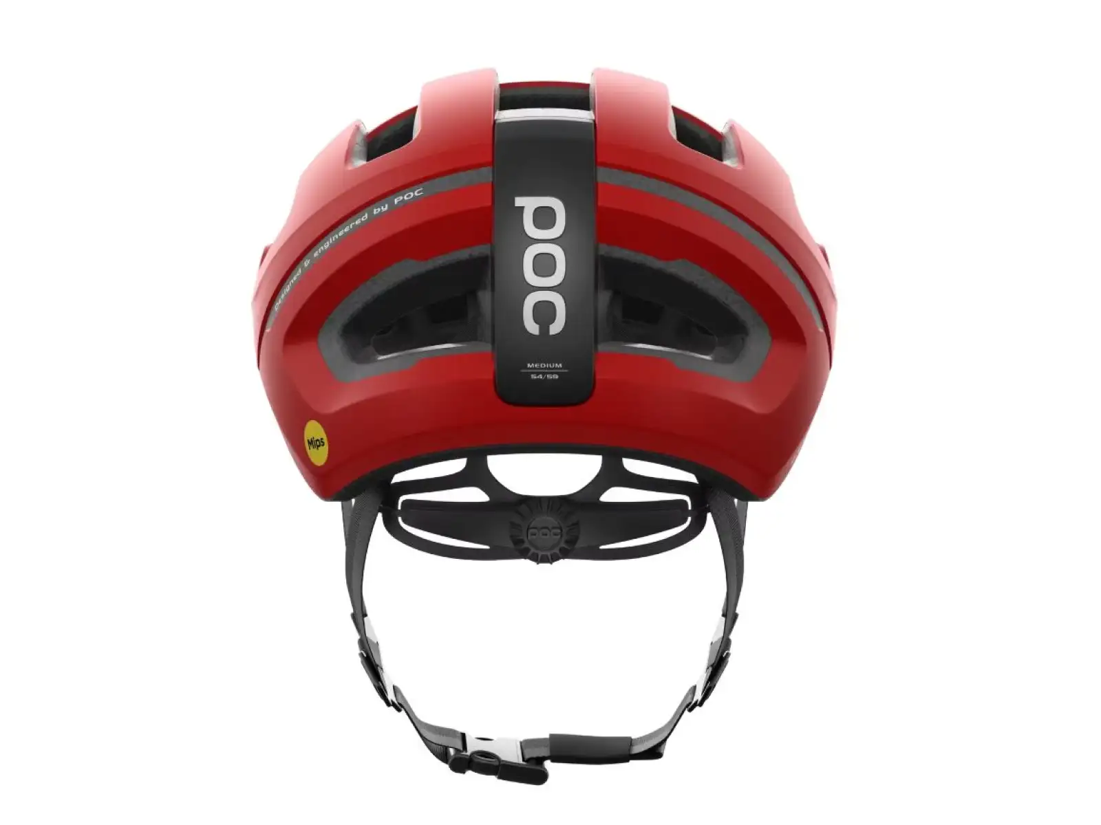 POC Omne Air MIPS helmet Prismane Red Matt