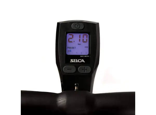 Silca SuperPista Digital workshop pump Black