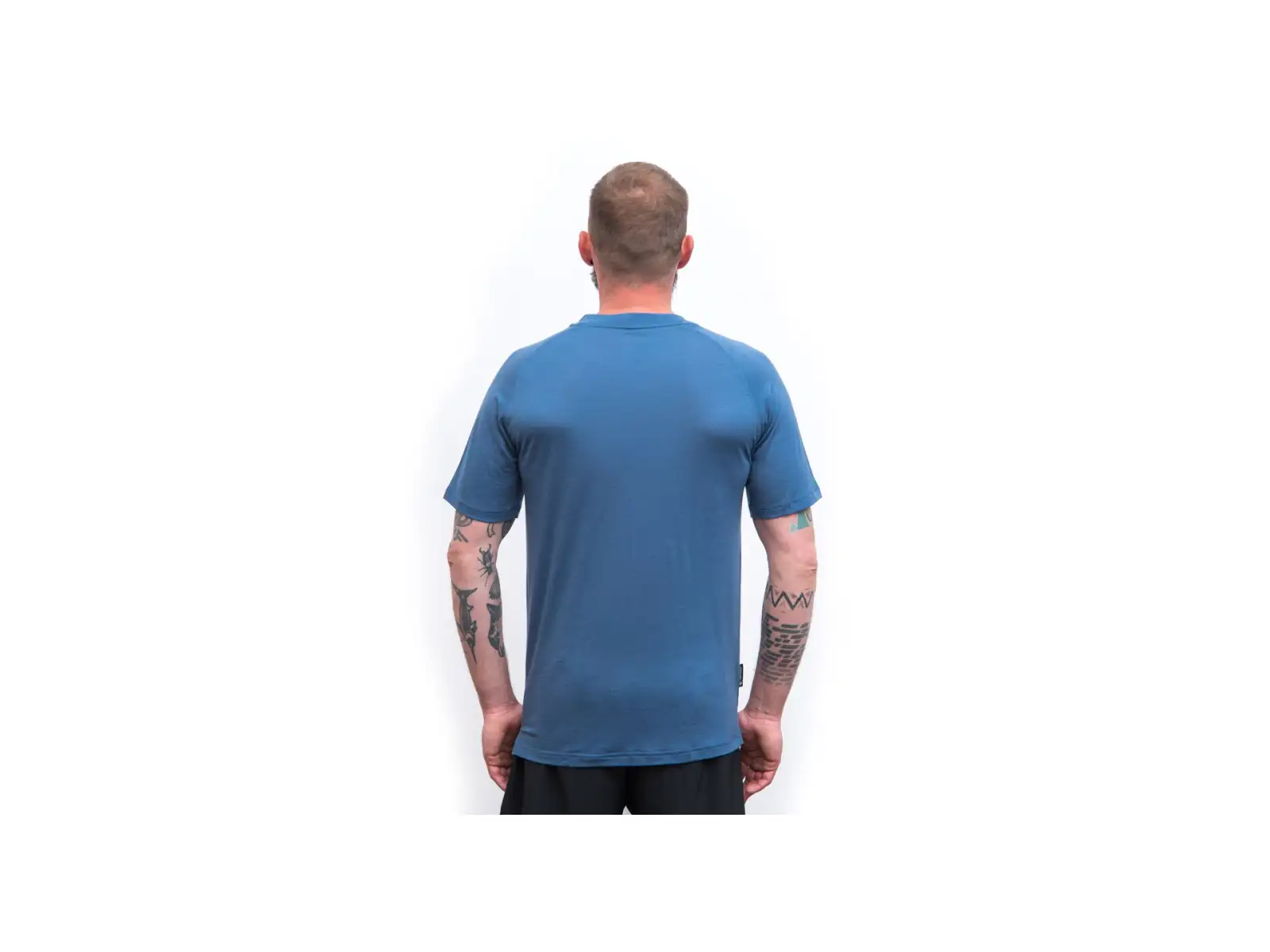 Sensor Merino Air Earth men's t-shirt short sleeve Riviera Blue