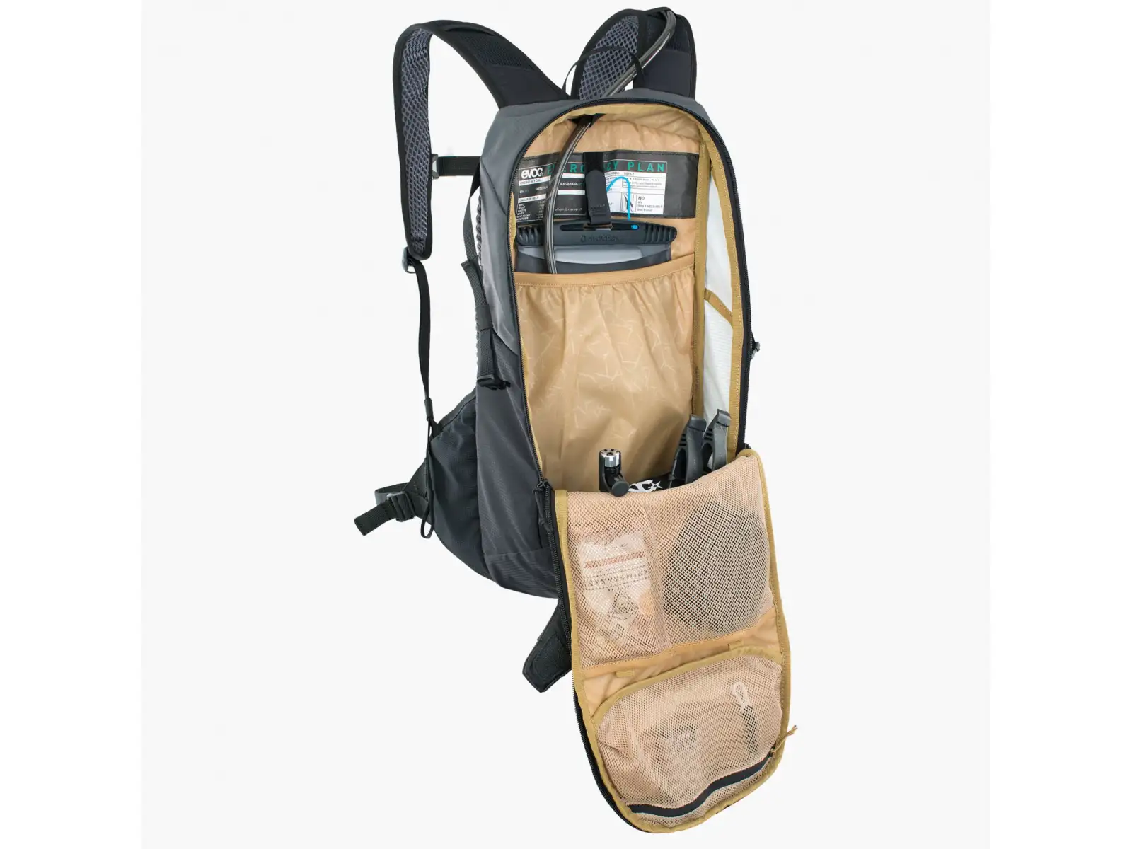Evoc Ride 12 backpack 12 l + hydration pack 2 l carbon grey/black