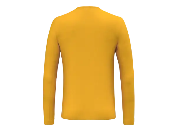 Salewa Solidlogo Dry Long Sleeve T-Shirt Men Gold